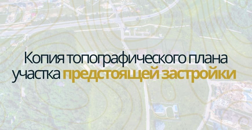 Копия топографического плана участка в Всеволжске